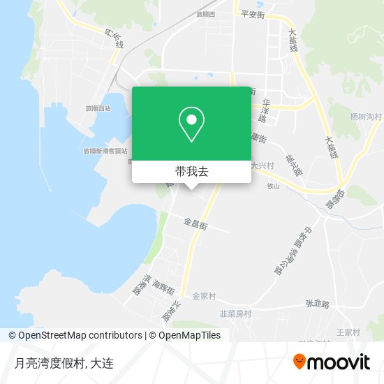 月亮湾度假村地图