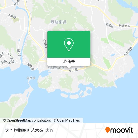 大连旅顺民间艺术馆地图