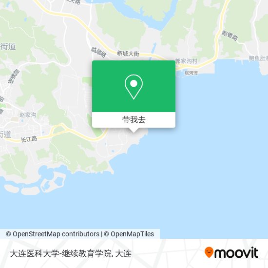 大连医科大学-继续教育学院地图