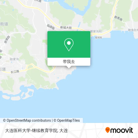 大连医科大学-继续教育学院地图