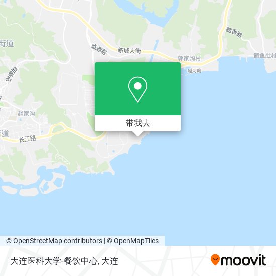 大连医科大学-餐饮中心地图