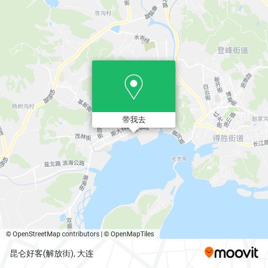 昆仑好客(解放街)地图