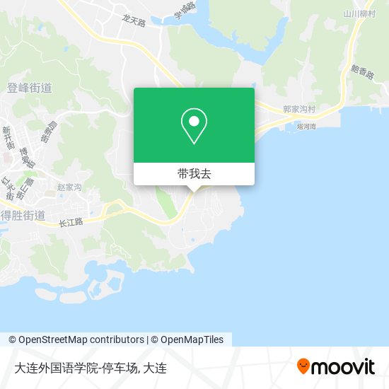 大连外国语学院-停车场地图