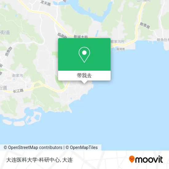 大连医科大学-科研中心地图