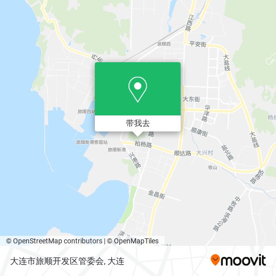 大连市旅顺开发区管委会地图