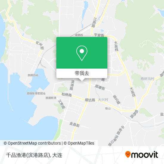千品渔港(滨港路店)地图