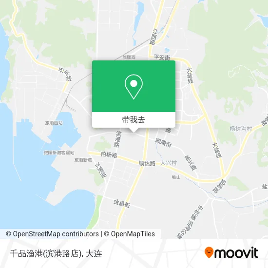 千品渔港(滨港路店)地图