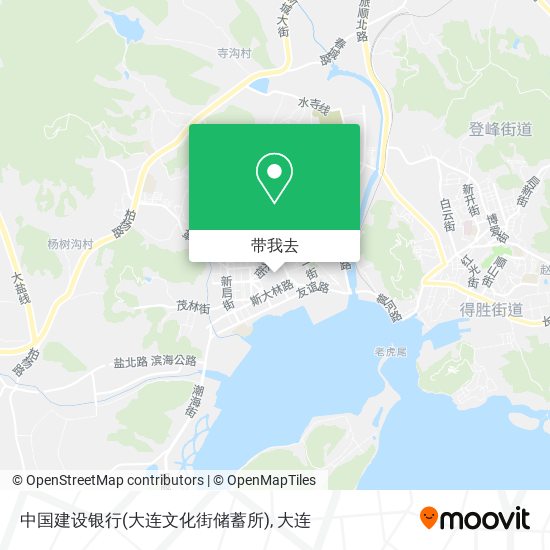 中国建设银行(大连文化街储蓄所)地图