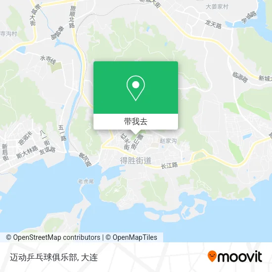 迈动乒乓球俱乐部地图