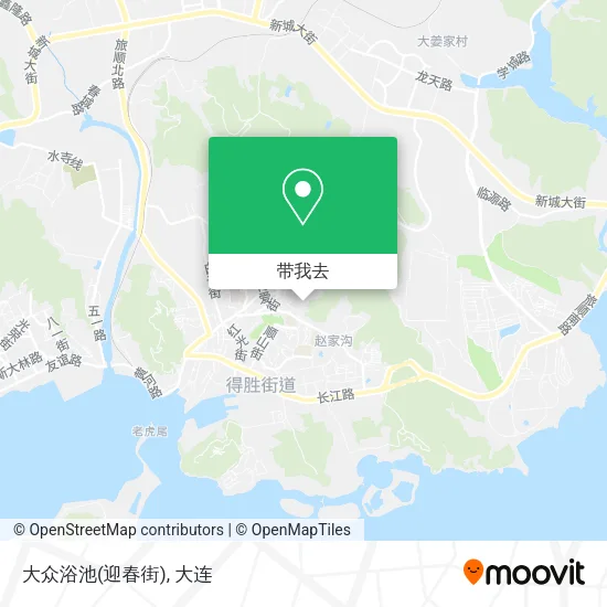大众浴池(迎春街)地图