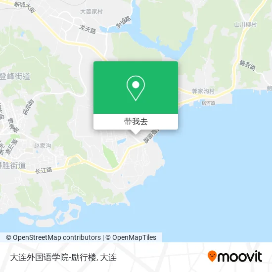 大连外国语学院-励行楼地图