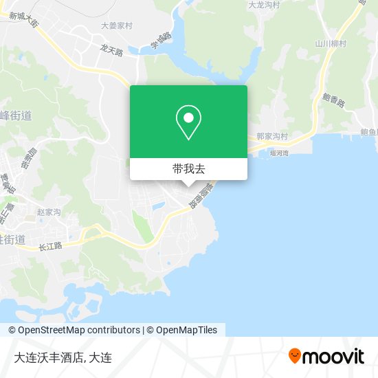 大连沃丰酒店地图