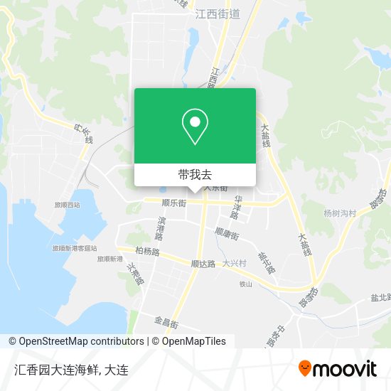 汇香园大连海鲜地图