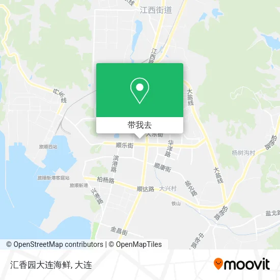 汇香园大连海鲜地图