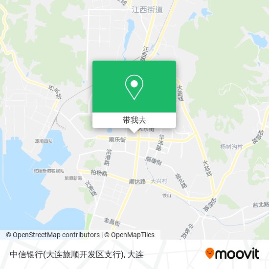 中信银行(大连旅顺开发区支行)地图