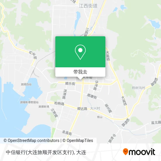 中信银行(大连旅顺开发区支行)地图