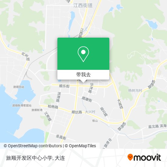 旅顺开发区中心小学地图