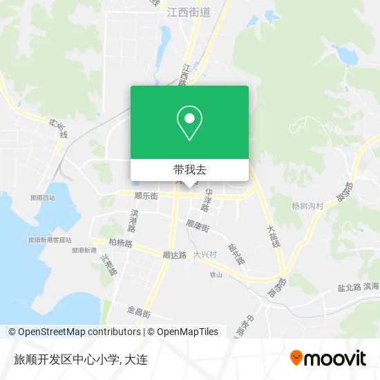 旅顺开发区中心小学地图