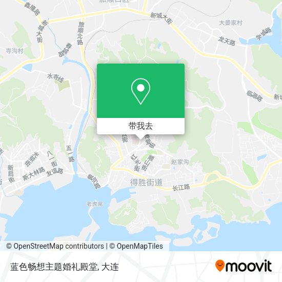 蓝色畅想主题婚礼殿堂地图