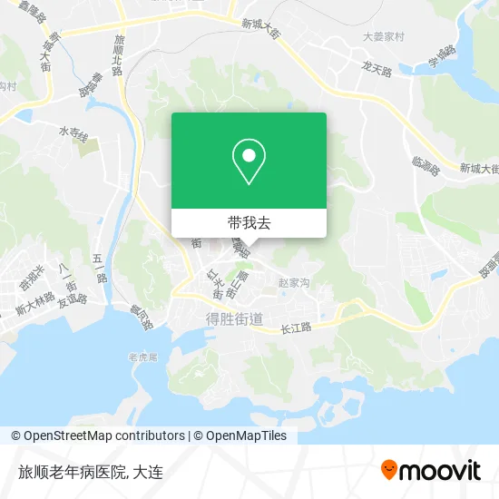 旅顺老年病医院地图