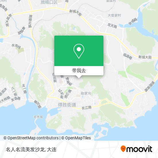 名人名流美发沙龙地图