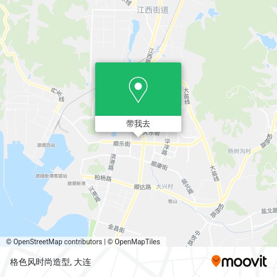 格色风时尚造型地图