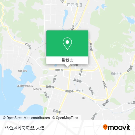 格色风时尚造型地图
