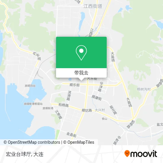 宏业台球厅地图