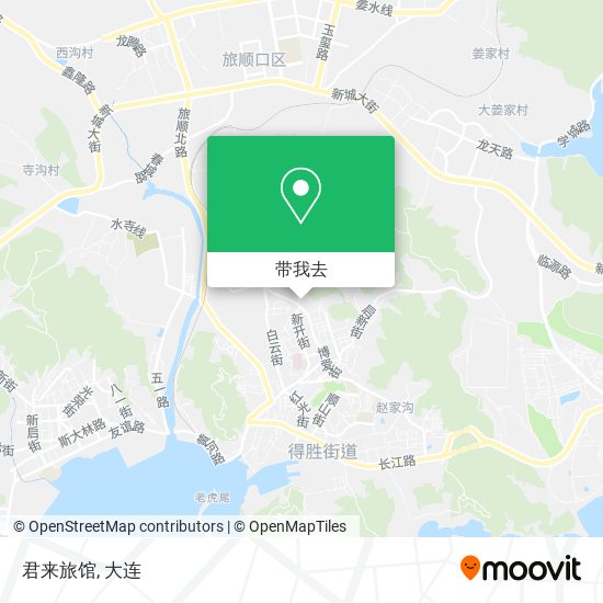 君来旅馆地图