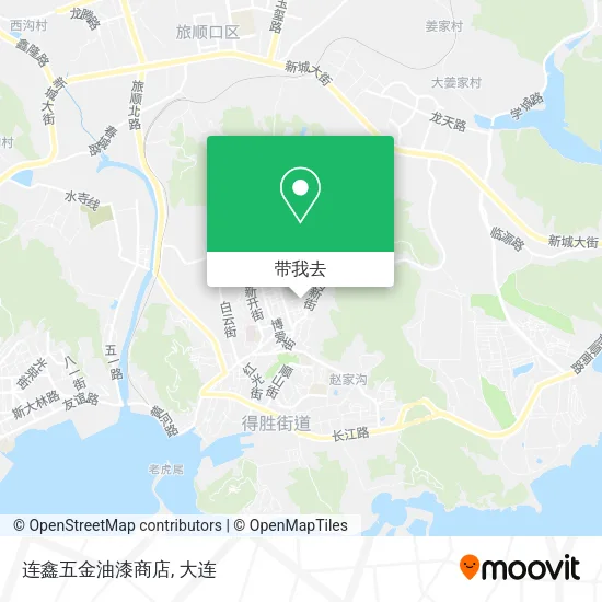 连鑫五金油漆商店地图