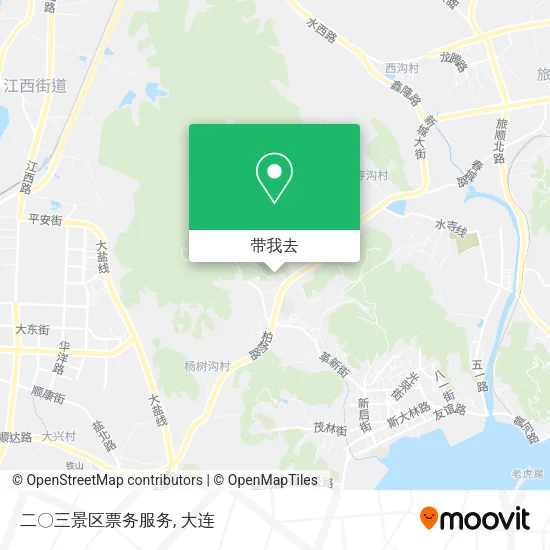 二〇三景区票务服务地图