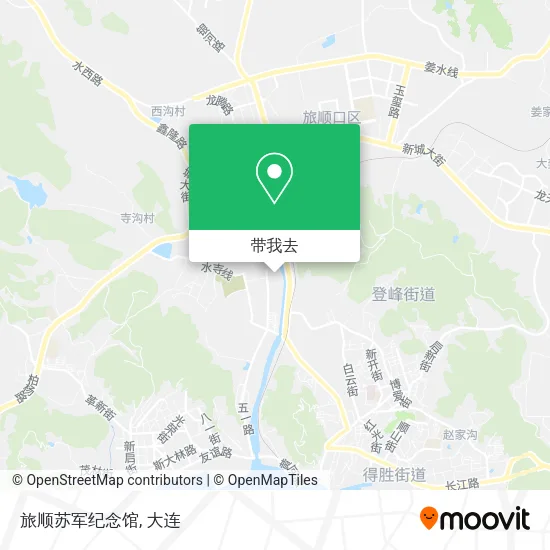 旅顺苏军纪念馆地图