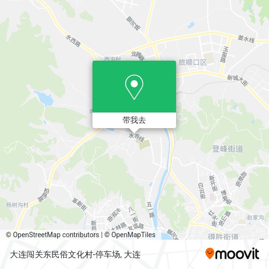 大连闯关东民俗文化村-停车场地图