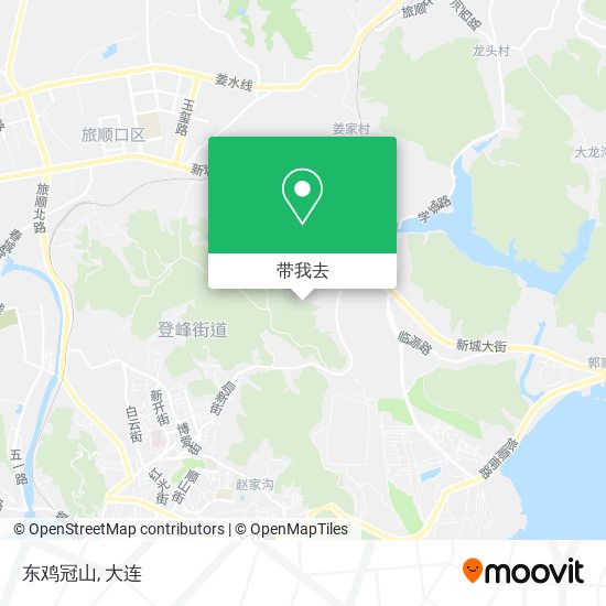 东鸡冠山地图