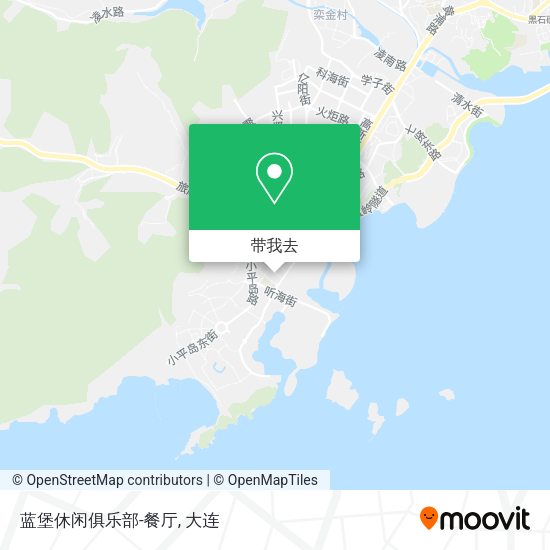蓝堡休闲俱乐部-餐厅地图