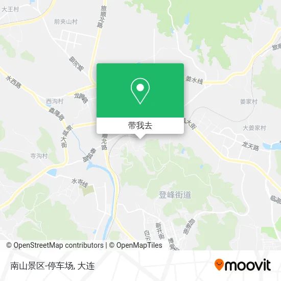 南山景区-停车场地图