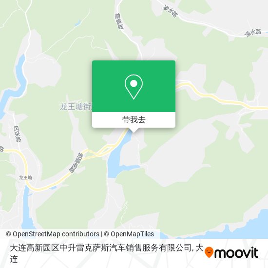 大连高新园区中升雷克萨斯汽车销售服务有限公司地图