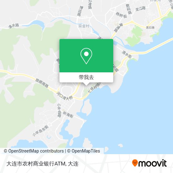 大连市农村商业银行ATM地图