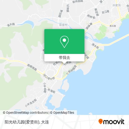 阳光幼儿园(爱贤街)地图