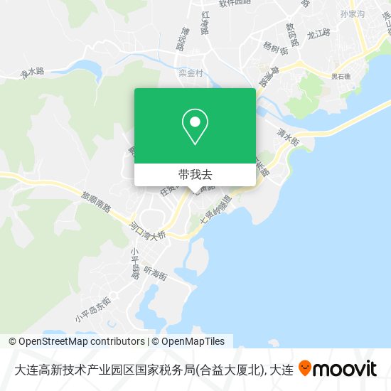 大连高新技术产业园区国家税务局(合益大厦北)地图