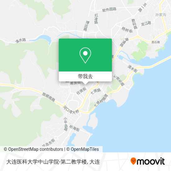 大连医科大学中山学院-第二教学楼地图
