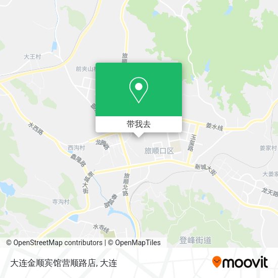 大连金顺宾馆营顺路店地图
