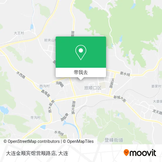 大连金顺宾馆营顺路店地图