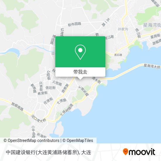 中国建设银行(大连黄浦路储蓄所)地图