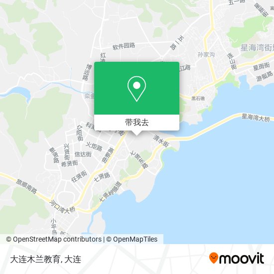 大连木兰教育地图