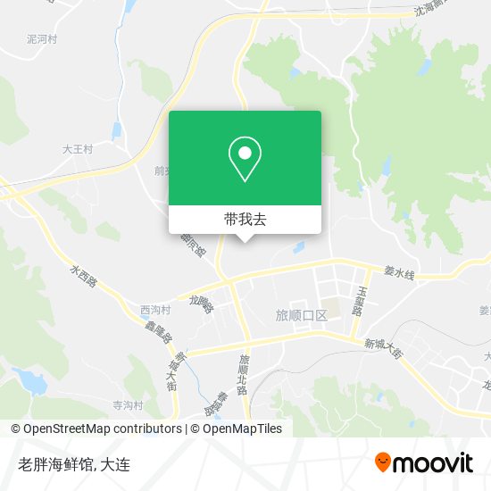 老胖海鲜馆地图