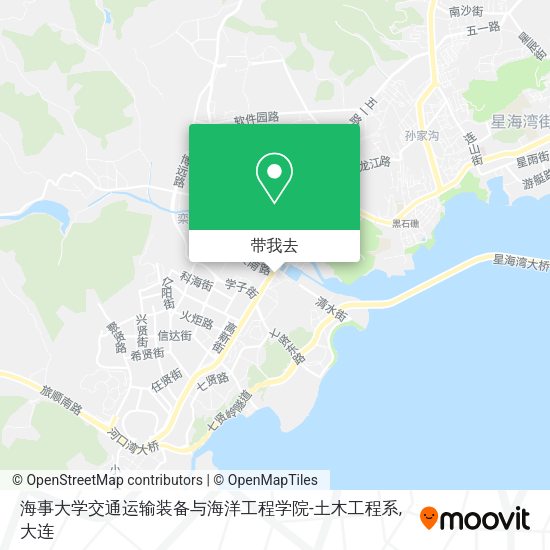 海事大学交通运输装备与海洋工程学院-土木工程系地图