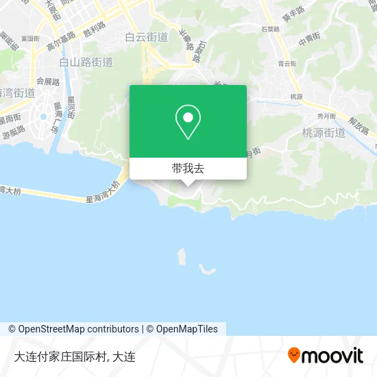 大连付家庄国际村地图
