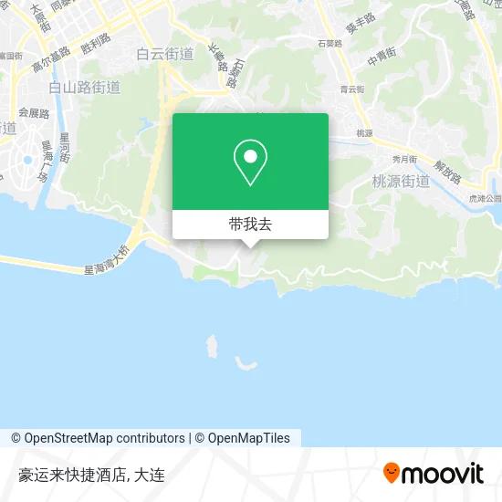 豪运来快捷酒店地图