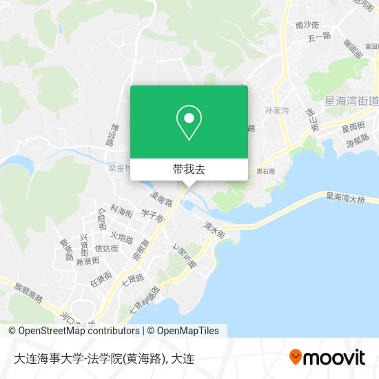 大连海事大学-法学院(黄海路)地图